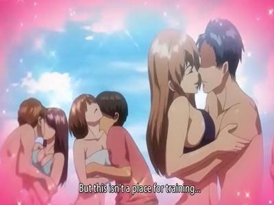 《爆乳》夏の合宿で海辺に来た巨乳水着のJKたちが目撃したのは浜辺でサカってるバカップルたち！！
