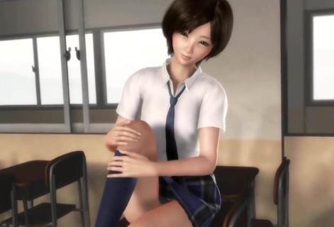 【パイパン】大人っぽい制服JKが教室で誘惑しちゃう♡我慢できずに濃厚種付けセックスで何度もイカしちゃう！！