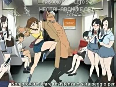 《爆乳》ロングコートの露出狂ジジイがびっちな女子高生にがばっ!! 突如現れた筋肉質な私服警官に逮捕! 勢いでドピュ!