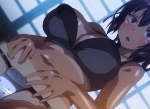 【寝取られ】パイパンマンコに鉄の貞操帯装着させられた水着美女が男から誘惑されて…♡