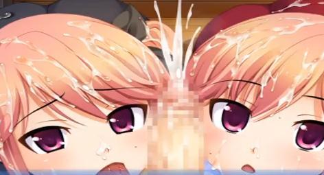 【レイプ】エッチなことが大好きな双子ちゃんからギンギンに勃起したチンポをフェラご奉仕され気持ち良すぎてザーメン大噴射！！