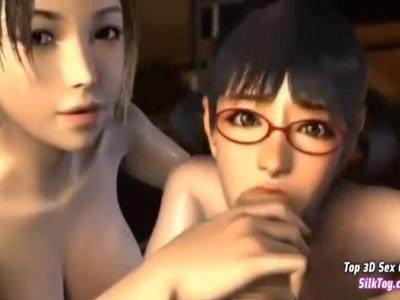 《学年》スタイル抜群のエロボディ女子校生たちがレズってるのを目撃！！女の子に誘われて勃起ちんぽをフェラしてくれる(^^)