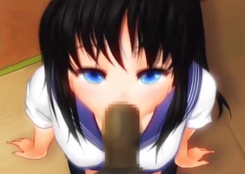 【おっぱい】可愛い美少女JKから巨根チンポをフェラご奉仕されて我慢できずに大量ザーメン口内射精！！