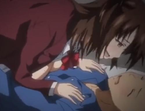 【美少女】発情した巨乳JKが男にのしかかって襲っちゃう！？おっぱい押し付け騎乗位中出しセックス♡