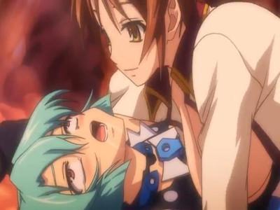 《爆乳》化け物を産み落としてふたなりが生えたデカパイ女子校生が変身美少女を襲って濃厚レズファック責めに！！