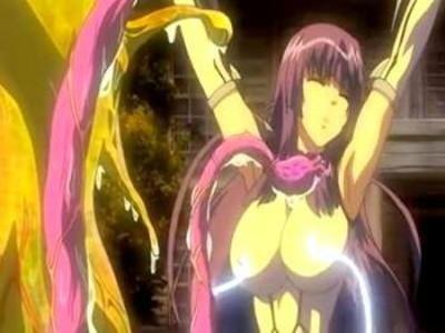 【拘束】拘束され身動き取れず抵抗してもパコパコされ続けてアナルまで犯されモンスターに陵辱され快楽堕ち『ヒロイン凌辱』
