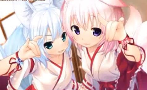 【ごっくん】童顔ケモミミロリ美少女たちからエッチな言葉を言われながらチンポご奉仕されてザーメンごっくん♡