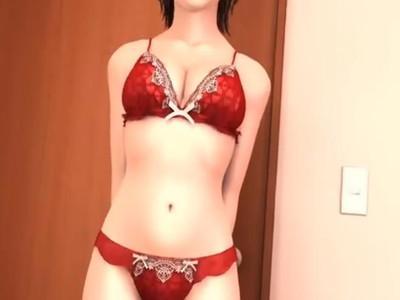 《3DCG》家庭教師のビッチ美女が教え子の男子に保健体育の勉強も教えてあげる♥下着姿になって欲望ちんぽをお口でしゃぶる♡