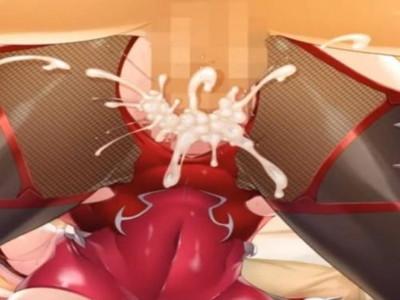 《アヘ顔》金髪メガネっ子美少女が寝バックでぶち込まれファック！！ボディライン丸見えのエロスーツが激エロティック♥