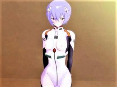 ＜エヴァ＞プラグスーツ着衣なクール系ヒロインをハメ倒し＾＾バックガン突き濃厚セックスで敏感なカラダが失禁お漏らし
