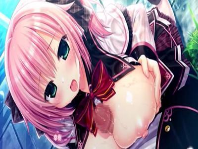 《ロリ》美少女のデカパイにザーメンドビュッと噴射ぶっかけ！！先輩のちんぽにおマンコファックされ種付け射精でうっとり^_^