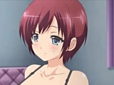 《おっぱい》すまし顔の赤髪美少女がおじさんからガンガンファックされてイカされちゃう！！巨乳を携えオジサンの元へ…♥