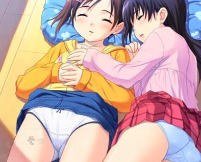 【ロリコン】可愛いロリ美少女二人が寝ている所に変態男が悪戯しちゃう♡パンツをずらして膣奥にザーメン注いじゃう！！