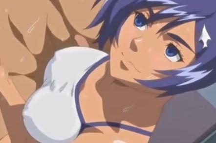 【巨乳】巨乳褐色肌の美人JKが勃起チンポを手コキご奉仕されて気持ち良すぎて我慢できず中出しセックス！！