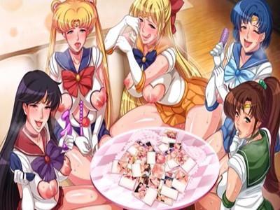 《エロゲー》人妻になった色気たっぷりのセーラー戦士たち♥夫以外のちんぽを突き刺されて喘ぎまくりでエロマンコに種付け！！