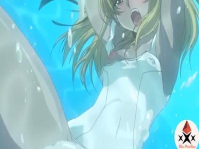 《学園》つるぺた美少女に発情した男子がプールで激しくピストン責め！！子宮タンクに濃厚ザーメンをたっぷりぶっかけ！！