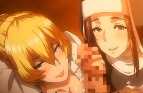 【美女】淫乱ビッチ女とエロエロシスターが勃起チンポを手コキ&フェラでじゅぽじゅぽご奉仕してくれる♡
