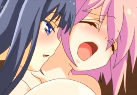 【ロリ】可愛いロリ美少女が黒髪美女から迫られ濃厚レズプレイで全身愛撫されビクビク感じまくっちゃう♡