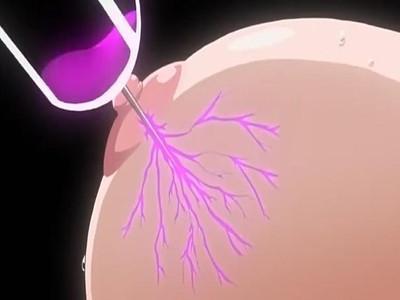 《アヘ顔》乳首の乳腺に発情クスリを注入されイキ狂いの美女♥ボテ腹妊娠のチクビから母乳ミルク大噴射！！