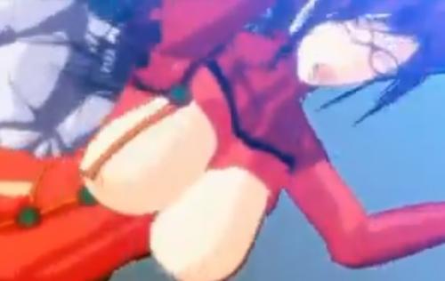 【淫乱】ピチピチスーツの巨乳お姉さんが立ちバックでガンガン激ピストンされて種付けされる！！