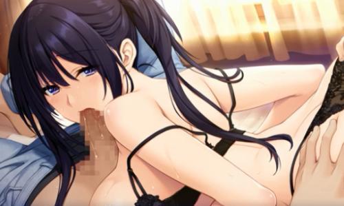 【フェラ】エッチな下着姿の巨乳美女がおマンコを舐められ感じながらも勃起チンポをフェラしちゃう♡