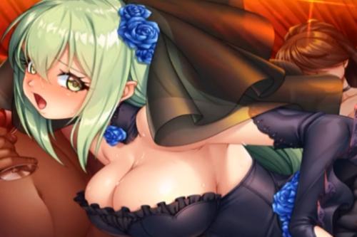 【エロゲー 】巨乳美少女がドレス着衣のまま容赦なくチンポ挿入されてそのまま気持ち良すぎて喘ぎまくる！！