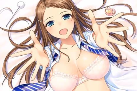 【篠原ゆみ】巨乳色白JKお姉さんがおっぱい乳首丸出しで誘惑してきて我慢できない！！