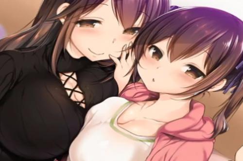 【お姉ちゃん】美人&美少女二人から誘惑されてギンギンに勃起したチンポをご奉仕されたら…もう無理でしょ♡♡