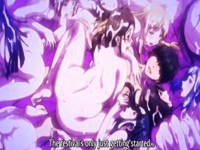 《エロアニメ》町中の女たちの子宮タンクに濃厚種ザーメンを孕ませ中出しファックしまくり♥