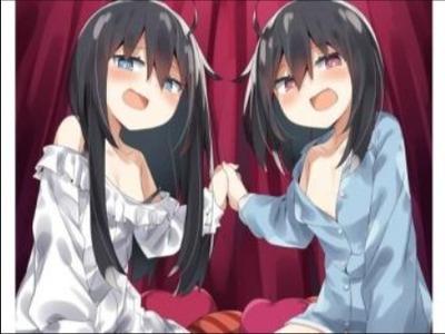 二人の少女が両側からえっちぃ言葉を囁きまくってダメなおチンポになっちゃう♥