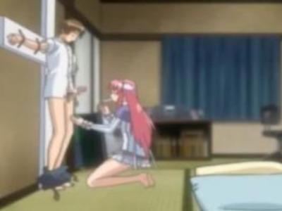 ショタっこを十字架に磔にする激ヤバ天使！？無理やりフェラするド痴女かと思いきやまさかの処女マンコで搾精