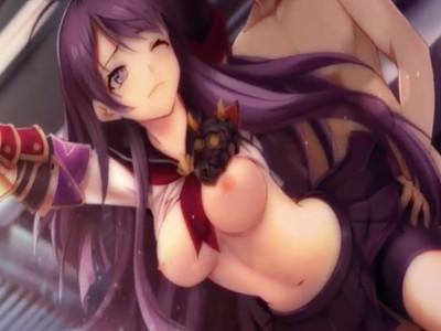 【バック】後ろからガシガシとピストンしてそのままちっちゃいおマンコに中出し！