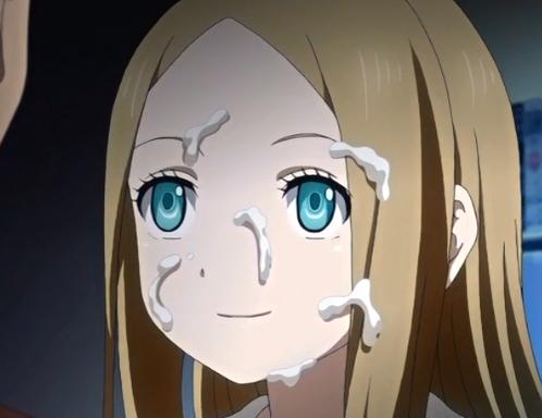 勃起状態でおさまりが効かないチンポをフェラしてくれる童顔美少女の顔に我慢できず射精してドロドロに♡♡