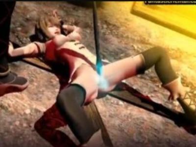 敗北国のお姫様の美しいカラダを魔女がレズ拷問！触手のヌルヌル愛撫、股間に直接電流攻撃で快楽堕ち♥