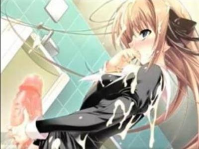 儚げ美少女に腕より太いふたなりチンポが♡精力絶倫おチンチンは我慢できずに男子トイレでオナって大量精子をセルフぶっかけアヘ顔♥