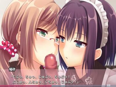 【Wフェラ】エロエロ女子高生ふたりのWフェラがエロすぎる―！！