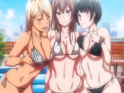 【ハーレム】えっちなおっぱいのギャル女子高生たちが、ショタチンポに発情しまくって交互に挿入！