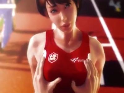 【パイズリ】先輩のおっぱいがあまりにも出かかったので、ついつい押し倒してチンポはさんじゃった♡