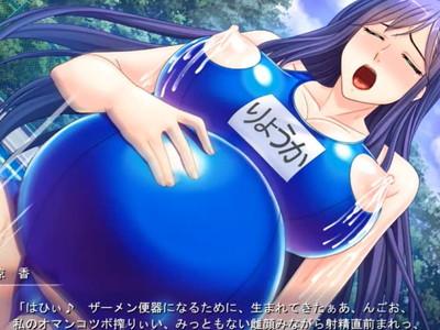 【ボテバラ】スク水ボテバラ女のエロ乳首から母乳が噴き出しているのがエロすぎる