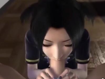 【フェラ】顎外れんじゃねーかってくらいでかい口開けて、自分の顔よりでかいチンポをしゃぶる！