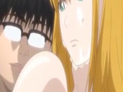 【レイプ】キモデブのおチンポ受け入れて感じまくってる金髪女子校生がビッチすぎだわ