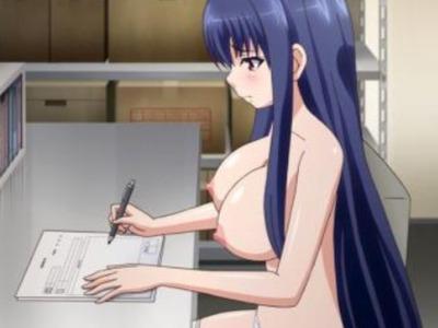 バイトのボインJKにまっぱで書類書かせる激ヤバ店長！オッサンちんこでギャルも清楚もハメ放題の店