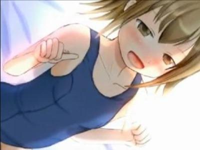 貧乳ロリがノーパンメイド服でくぱぁ誘惑したりスク水フェラでトロ顔ご奉仕♡