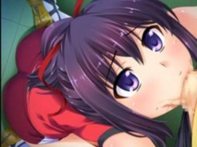 ズボボっと卑猥な音をたてて豪快なバキュームフェラで射精を促す頑張りやさん♥これもバレーが強くなる秘訣だからね