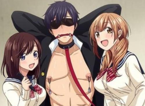 友達だから童貞告白したのに･･･ビッチに3P逆レイプされた上に乳首ピアスまで付けられてチンポ奴隷にされちゃうイケメン君