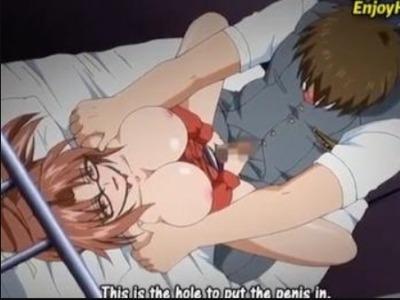 巨乳×メガネ×女教師のエロ３要素の揃った美女が保健室で大胆オナニー！男子生徒を誘ってパコり♥