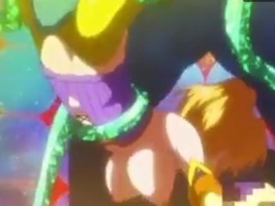 【触手】うねうね触手に犯されて、そのまま触手チンポおマンコかき回されちゃう美少女