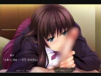 おチンポ大好き黒髪清楚JKが肉棒を愛おしそうにフェラしてくれるのでそのままぶっかけ♥