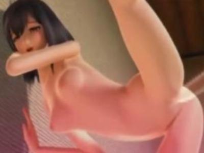 清楚な黒髪美少女が彼氏とのHで感度バツグン潮吹きながらアクメしまくり！中出しチンコにすぐさま跨りガニ股で腰を振る♥