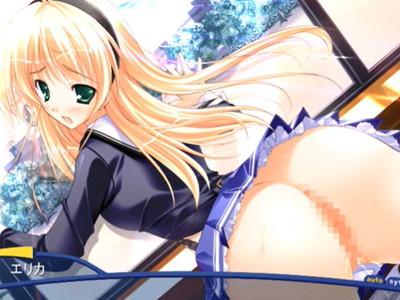 【エロゲ】えっちなことに実は興味あるお嬢様の美尻を揉みしだいてバックからチンポ挿入！